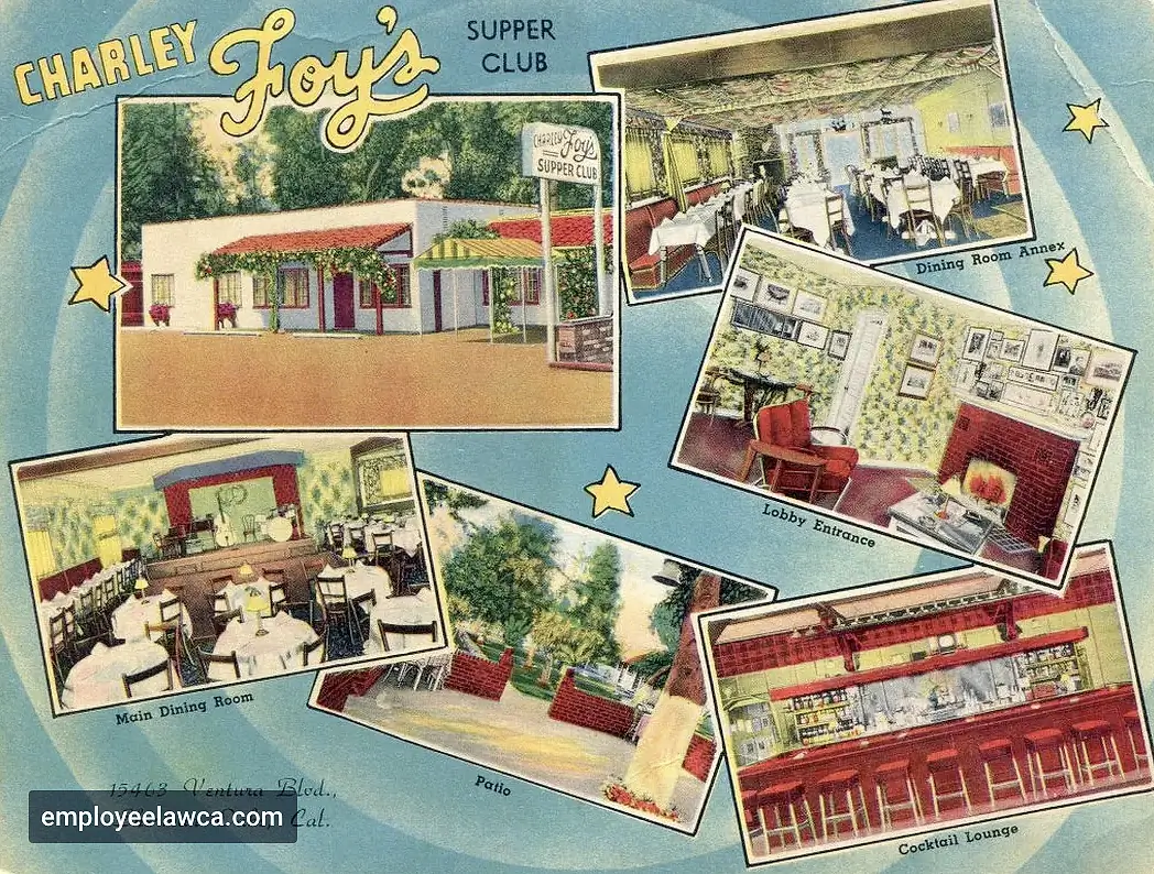Charley Foy's Supper Club Sherman Oaks